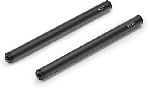 SIRUI 15mm Carbon Fiber Rod, Universal 8"/20cm Camera Rail Rods for 15mm Rod Rail Support System, Pack of 2