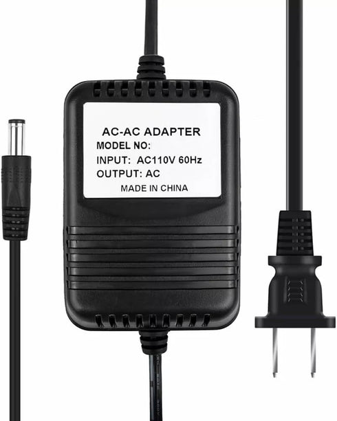 Musstad 9V MMT-8 AC-AC Adapter for Alesis (Black) Recorder Replacement Power Supply
