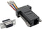 Tripp Lite DB9 to RJ45 Modular Serial Adapter F/F RS-232 RS-422 RS-485 (P440-89FF)