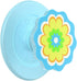 Kaleidoscope Blue PopSockets Round Phone Grip, Compatible with MagSafe, Adapter Ring Included