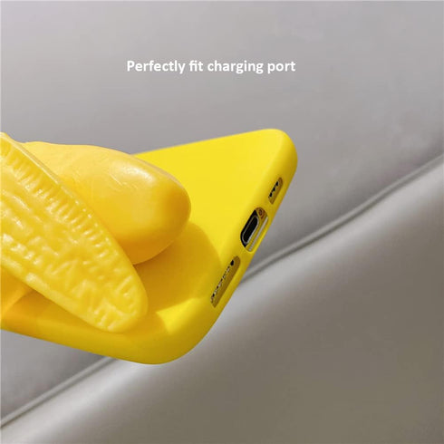 JIATAY 15 3D 15 for iPhone Case Cute, Silicone Kawaii Phone Cases Squishy Fidget Protective Camera Lens Protector Cover