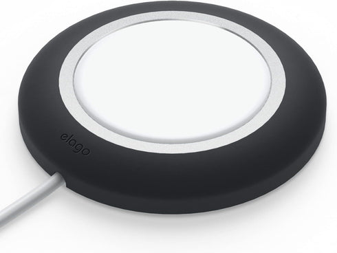 elago Wireless Charging Pad, Magnetic Black Compatible with MagSafe Charger for iPhone 12, 13, 14, 15 Models