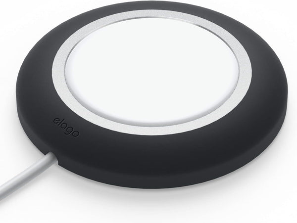elago Wireless Charging Pad, Magnetic Black Compatible with MagSafe Charger for iPhone 12, 13, 14, 15 Models