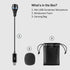 Mini USB Microphone for Laptop and Desktop, Gooseneck & Universal USB Sound Card, Ideal for Remote Work