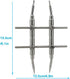 Lens Wrench Stainless Steel Curve Spanner for DSLR Camera Photography and Telescopes Repair Tools