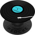 PopSockets Standard PopGrip Retro Vinyl Cyan Blue Record Player LP Art Music Design