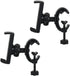 2 Pack Tripod Mount Phone Holder Clamp, Microphone Stand Bracket Clip Support Adapter for Tripods