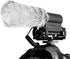 SGC-598 3.5mm Interview Shotgun Microphone with Windscreen Muff, Cardioid Directional Mic for DSLR Cameras