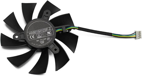 HA9515H12SF-Z Replacement Cooling Fan for MSI GTX 1060 6GB OC Graphics Card, Quiet Cooler Fan