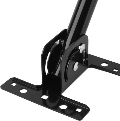 Adjustable Satellite Dish Antenna Mast 1 Inch for Roof or Wall Installation, Weatherproof J Pole Mounting