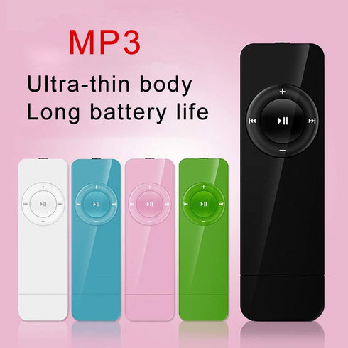 aqxreight MP3 MP3 Portable USB Sport U Disk Music Player Ultra Thin Design Lightweight Music Media Player for Workouts