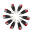 Lollipop Speaker Wire Cable to Audio Male RCA Connector Adapter, 10pcs/Set