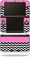 MightySkins Skin Compatible with Nintendo 3DS XL - Pink Chevron | Unique Vinyl Decal Wrap Cover, Protective, Durable,