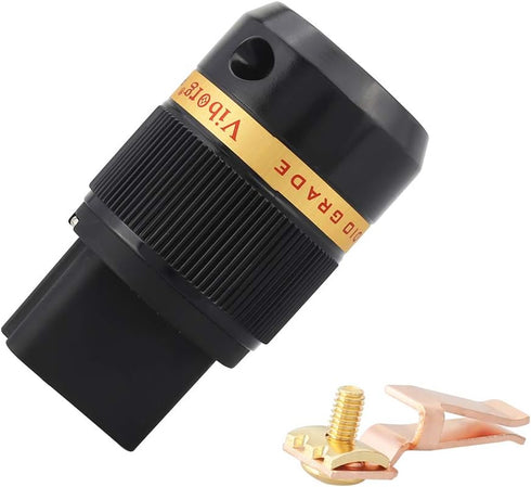 Viborg VF520 C19 HiFi Power Connector Pure Copper Audio IEC Power Plug AC 20A Female Power Cord Audio Cable Connectors