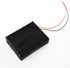 18650 Battery Holder - 6 Pcs 3 18650 Black Battery Box with Wires for DIY Electronic Circuit Projects