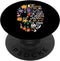 I Am The Storm Sugar Skull Head Flower Pattern Quotes PopSockets Swappable PopGrip