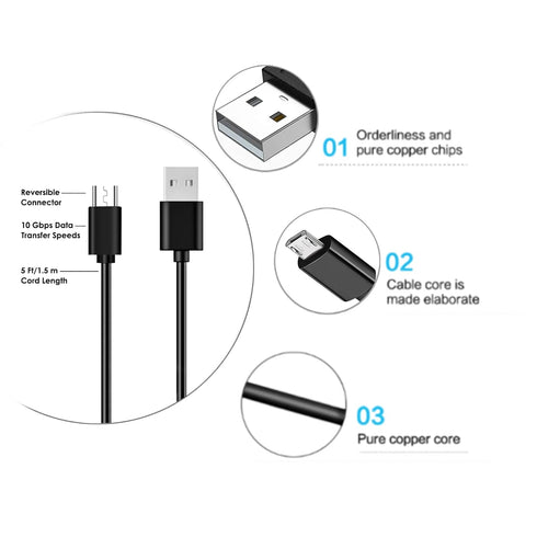 Wireless Portable Speaker Wall Charger Cable for Bugani M83 M90 M99 M115 M118 M128 M130