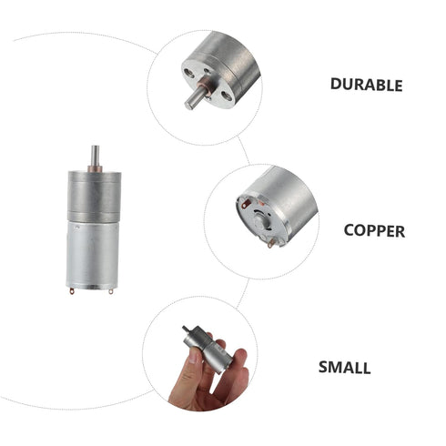 3pcs TEHAUX High Torque Gear Motor for Automotive Applications Motor Gears for Electric Toys and Instruments