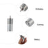 3pcs TEHAUX High Torque Gear Motor for Automotive Applications Motor Gears for Electric Toys and Instruments