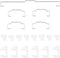 Stabilizers with Raised Wire, 1 x 6.25u and 4 x 2u PCB Screw-in Stabilizers for GH60 87 Tenkeyless Mechanical Keyboard