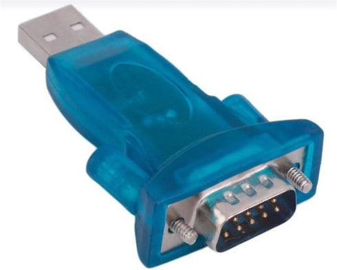 2Pcs USB 2.0 to RS232 Serial Port DB9 9 Pin Male Converter Adapter