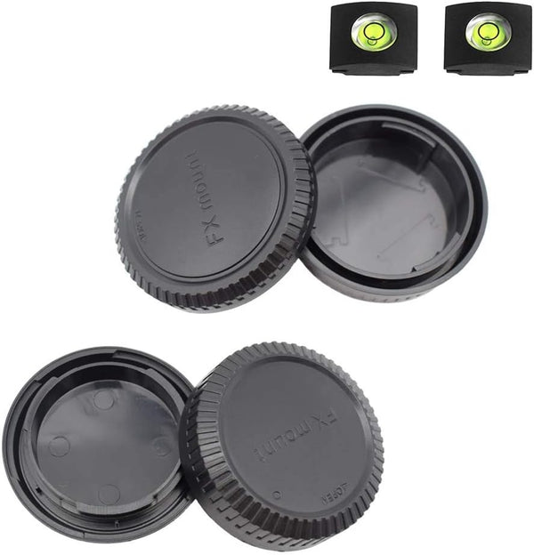 Fuji X Front Body Cap & Rear Lens Cap Cover for Fujifilm X-T5 X-T4 X-T3 X-T1 X-T2, More Fujinon X Mount Accessories