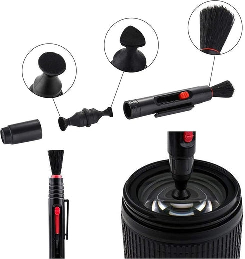 LQMBABY Camera Lens Cleaning Kit, Professional DSLR Lens Cleaning Tool with Waterproof Storage Bag, Air Dust Blower