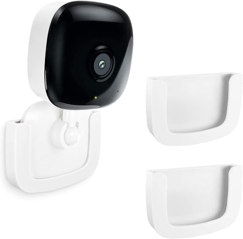 Upgraded 2 Pack Self-Adhesive Wall Mount Holder for Kasa Smart Security Camera EC60, No Drilling Easy Installation