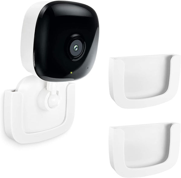 Upgraded 2 Pack Self-Adhesive Wall Mount Holder for Kasa Smart Security Camera EC60, No Drilling Easy Installation