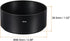 PATIKIL 82mm Lens Hood, Long Focus Frosted Surface Anti-reflective Inside Hood for Camera Lens, Black for Nikon, for Fujifilm, for Pentax, for Leica