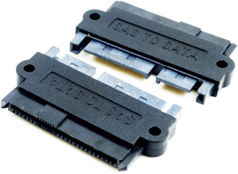 2Pcs Main Board Small Port SAS Hard Disk Adapter, SFF-8482 to SATA 22 Pin Adapter Card