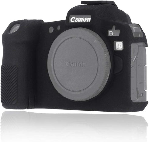 Easy Hood Case for Canon EOS R Digital Camera, Black Anti-Scratch Soft Silicone Rubber Protective Cover Skin