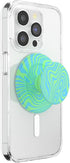 PopSockets Round Phone Grip Compatible with MagSafe, Adapter Ring Included, Wireless Charging Compatible - Swirl Oasis