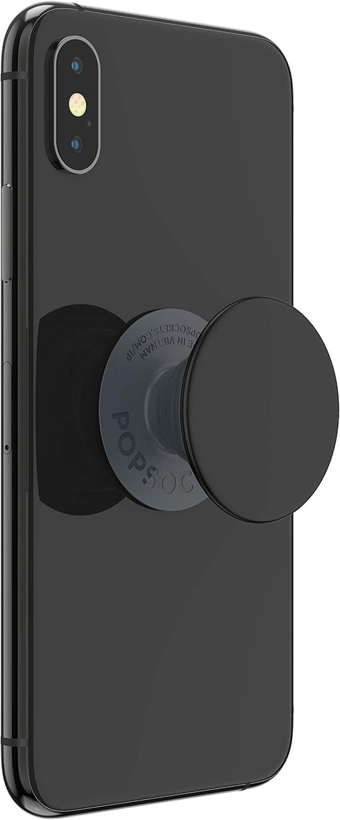PopSockets PopGrip Basic Phone Grip and Stand Expandable, Fixed Top, Secure Hold for Texting & Photos Works with Most