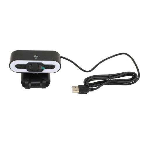 4K Diydeg Webcam for PC, Auto Beauty Camera with Microphone, Cover, Super Bright Fill Light, USB Computer Web Camera