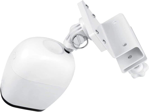 Wasserstein Weatherproof Gutter Mount for Arlo Cameras, White, 360-Degree Swivel, Easy Installation