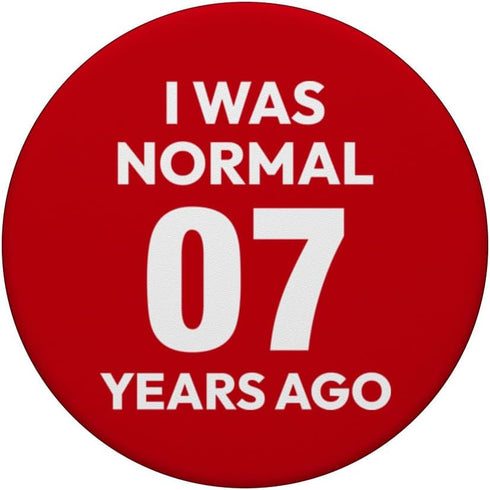 7th Wedding Anniversary Matching Funny PopSockets Standard PopGrip for Couples