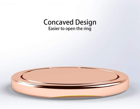 Ultra Slim Phone Ring Holder, Tomorotec Thin Stand for Magnetic Car Mount - for iPhone X XR XS 8 7 Plus 6S 6 5s 5 SE,