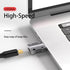 USB C Female to USB 3.1 Male Adapter, Zinc Alloy USB A to Type C Adapter with 10Gbps High-Speed Data Transfer PD 120W Stable Charging for Laptop, Phone, PC (4-Pack)