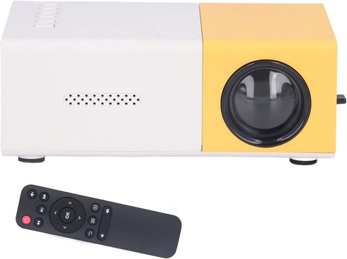 Mini Projector, 1080P Portable Outdoor Movie Projector with 24-60inch Projection Size, USB LED Projector for Home