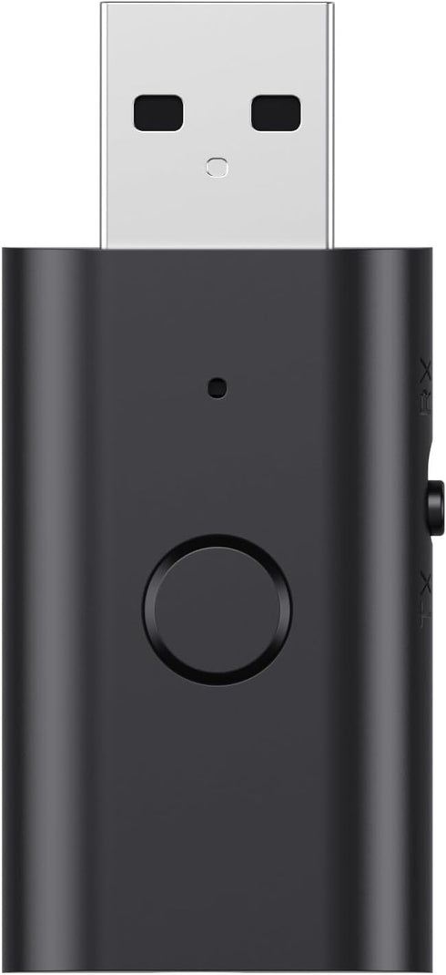 5.3 USB Bluetooth Adapter, 2-in-1 Transmitter Receiver, Low Latency Wireless Audio for TV/PC Home/Car Sound System