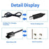 Generic 3.7V SM-2P 2 Pack RC Toy Charger Cable for Li-Po - Plug for Mini RC Cars, Boats, Trucks
