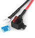 Car Cigarette Lighter with Fuse, Jtron 1set 1m Car Cigarette Lighter Adapter Add-a-Circuit TAP Adapter Lead with 12V