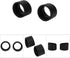 2PCS Eyepiece Cover Eyepiece binocular eye cups Guard Soft Rubber 36mm Stereo Microscope Accessory for 32-36mm Stereo Microscope(Oblique Angle)(KP-H1 bevel)