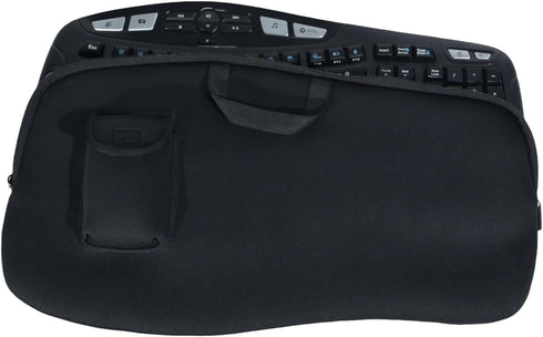 Keyboard Carry Case Storage Bag for Logitech K350 MK550 MK570 Wireless Wave Keyboard and Mouse Combo