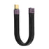 USB4 Thunderbolt 4 Cable, 100W USB C Female to Male, 40Gbps Data Transfer, Short USB C Cable, 8K Display Support