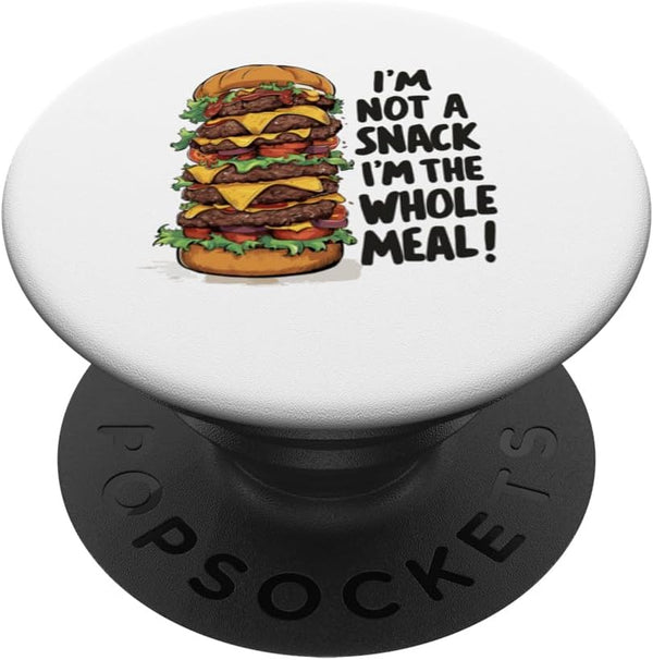 Burger for Burger Lovers - Fast Food Fans and Grillers PopSockets Standard PopGrip