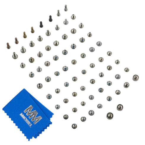 MMOBIEL Complete Full Screw Set for iPhone 11 6.1 Inch with 2 of each Pentalobe Screw Color Incl. 4 Screwdrivers