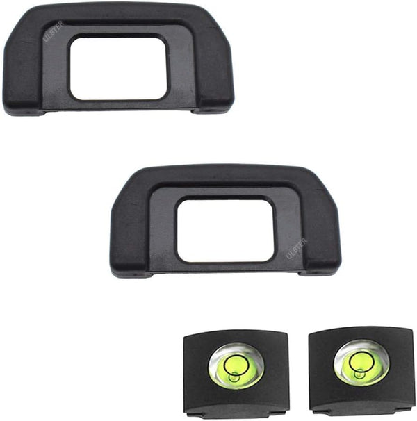 D7500 Eyepiece Eyecup DK-28 for Nikon D7500 Digital Camera, 2-Pack with Hot Shoe Cover