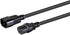Monoprice Heavy Duty Power Cable - 2 Feet, Black, IEC 60320 C14 to C15